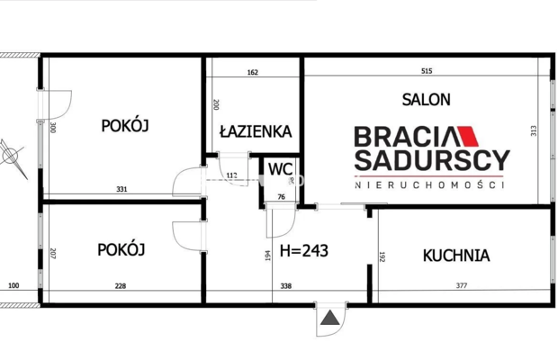 3 pokojowe, 51m2,  KROWODERSKICH ZUCHOW 