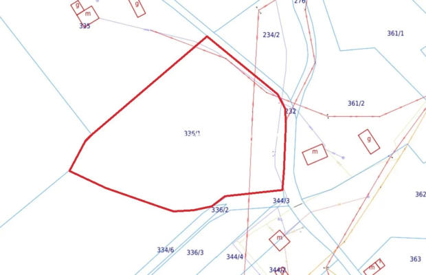 Działka budowlana 8900 m2 Poręba Żegoty