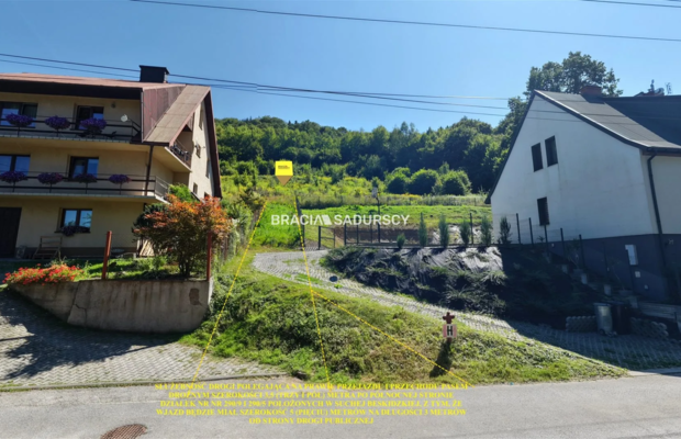 Twój azyl pod lasem z widokiem na góry - widokowa działka budowlano-rolna 3 012 m² | Sucha Beskidzka, os. Garce  

  Szukasz mi