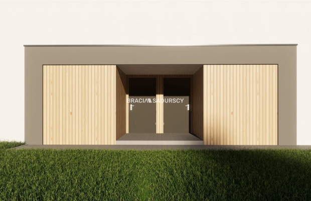 3pok.65m2 dwupoziomowe/nowoczesna bryła budynku 