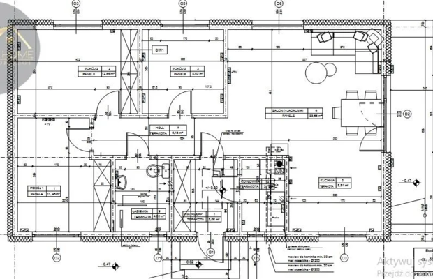 Energooszczędne domy wolnostojące/ 104m2/ Mielęcin