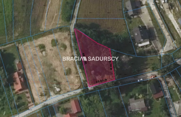 DZIAŁKA BUDOWLANA 9 ARÓW JEZIORZANY UZBROJONA