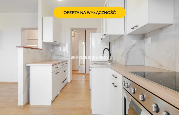 3 pok 51 m2  dwa balkony / Dębniki Ruczaj 