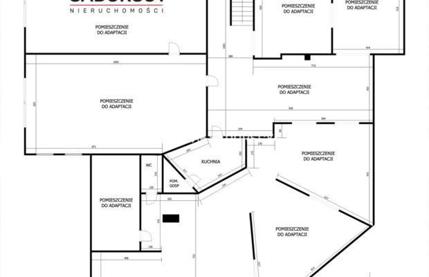 Lokal użytkowy- 340m2, rejon ul. Zakopiańskiej