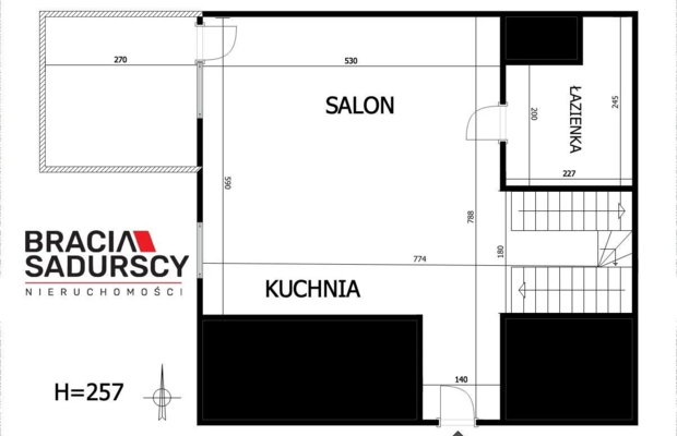 Przestronne 75 m² na Dębnikach!