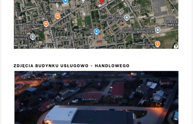 Sprzedam lub wynajmę halę, magazyn w centrum miasta Turek