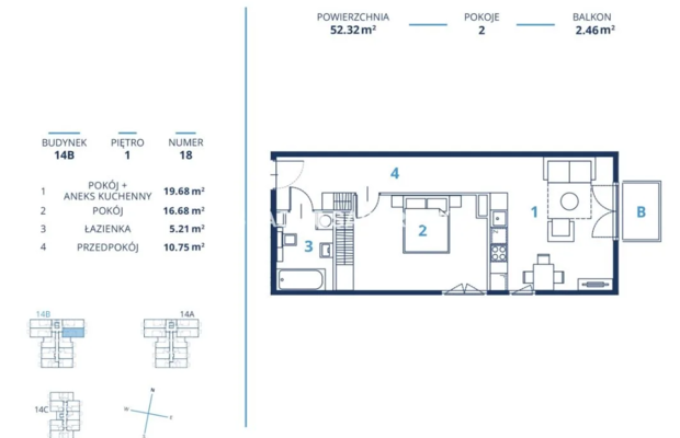 Gotowa inwestycja - metraże od 39 m2, Kraków