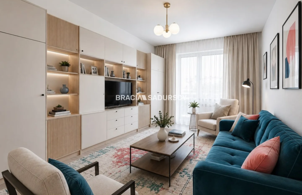 2 pok| 44,5m² |balkon |duża piwnica|ul. Komandosów