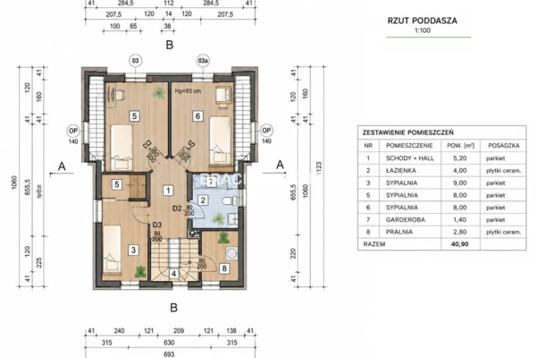 Dom na sprzedaż /106m2 wolnostojący do wykończenia