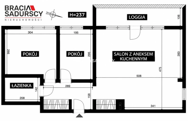 Bieżanów, 3 pokoje, loggia