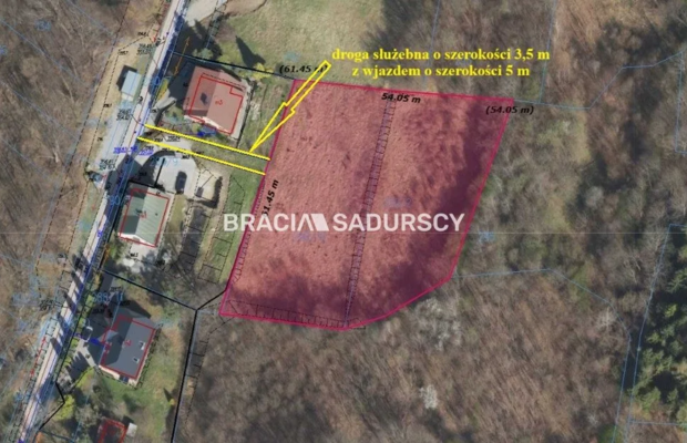 Twój azyl pod lasem z widokiem na góry - widokowa działka budowlano-rolna 3 012 m² | Sucha Beskidzka, os. Garce  

  Szukasz mi