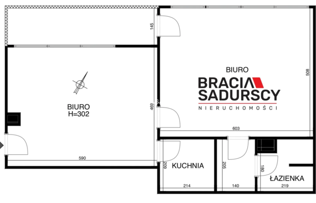 Biuro na wynajem/ 68m2 