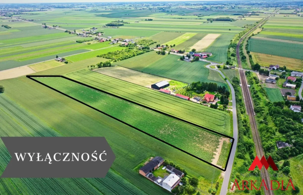 Duża działka inwestycyjna 2,35 ha 