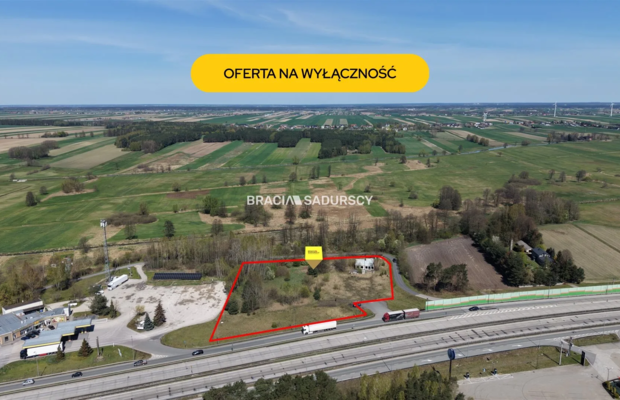 Teren inwestycyjny | zjazd z S8 | 9 459 m²