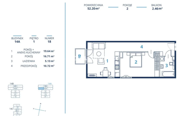 Gotowa inwestycja - metraże od 39 m2, Kraków