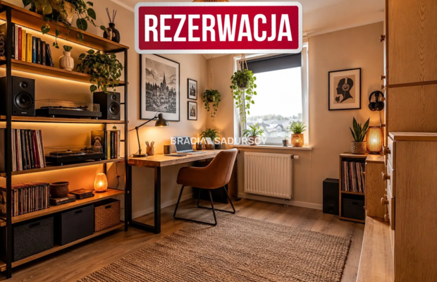 Dwupoziomowe mieszkanie z tarasem i balkonem.