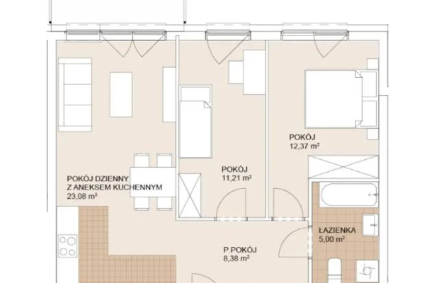 3-POKOJOWE MIESZKANIE, STARE MIASTO