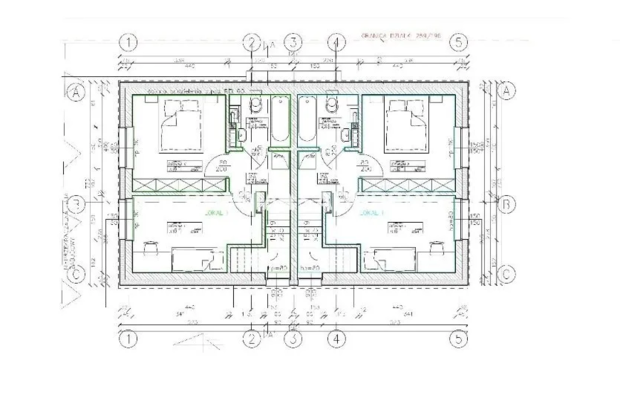 3pok.65m2 dwupoziomowe/nowoczesna bryła budynku 