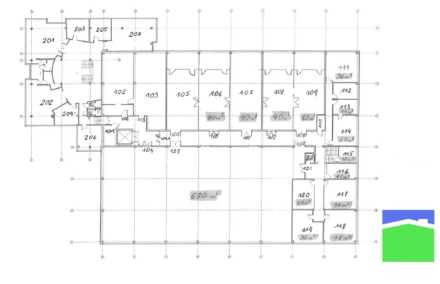Pabianice - magazyn 670 m2 Ip. winda towarowa