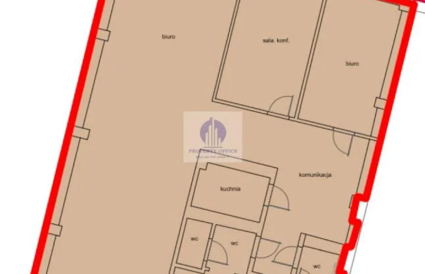 Ursynów : lokal biurowy 151,76 m2 do wynajęcia