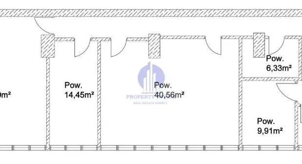 Śródmieście: lokal biurowy 150m2 do wynajęcia