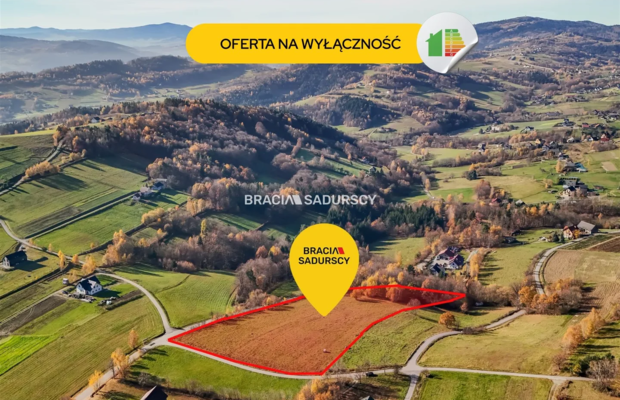 Widokowa działka w Beskidzie Wyspowym