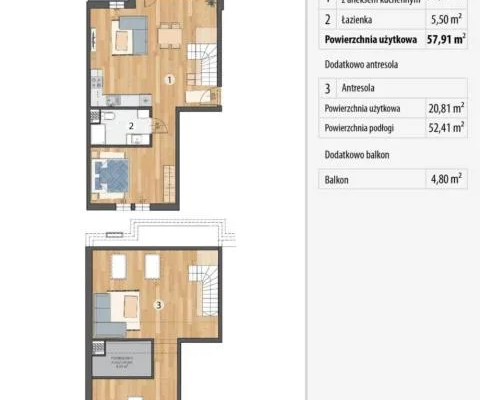 Gotowe do odbioru•PKP 300 m•Balkon•DWUPOZIOMOWE