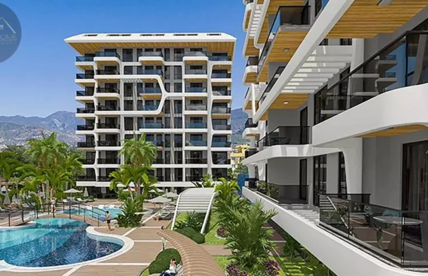 Nowoczesne apartamenty 245 metrów od morza