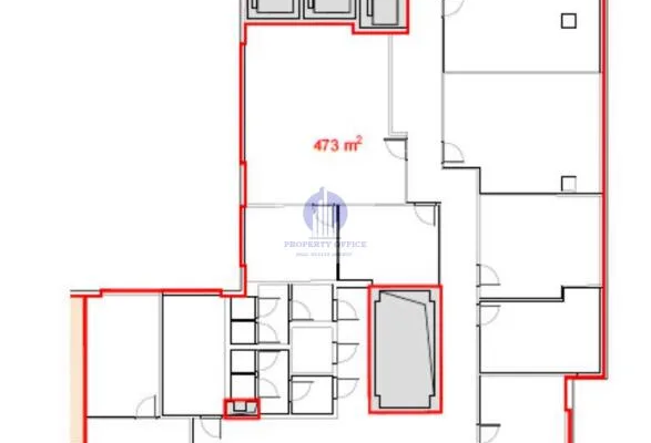 Mokotów: lokal biurowo-usługowy 473 m2 do wynajęcia