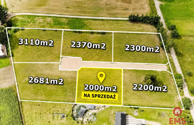 Działka z wydanymi warunkami zabudowy Przejma Wyso