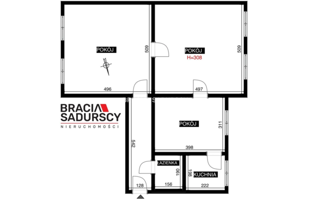 3 POKOJE | 78 M² | BOREK FAŁĘCKI | DUŻE POKOJE