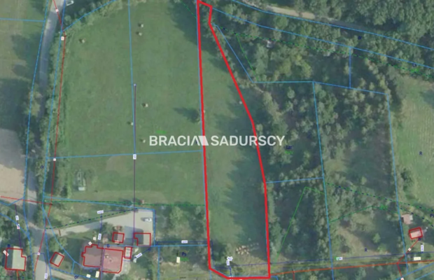 Działka budowlana w Winiarach k/Dobczyc
