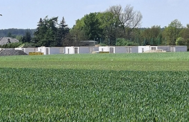 Nowy dom 100 m² | Sucha Górna k. Polkowic | garaż