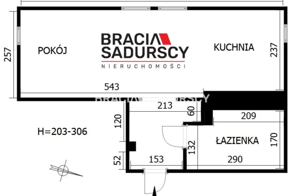 27m2 z piwnicą, klimatyzacją i widokiem na Kopiec