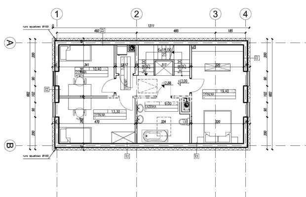 Dom Wolnostojący 140 m2 z tarasem w MNIKOWIE
