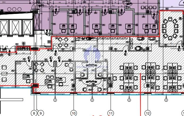 Warszawa Mokotów: lokal biurowy 475,26 m2 do wynajęcia