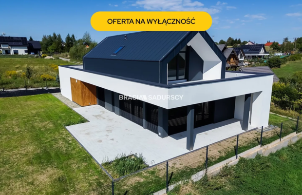 Nowoczesny dom Bębło, w stanie developerskim.