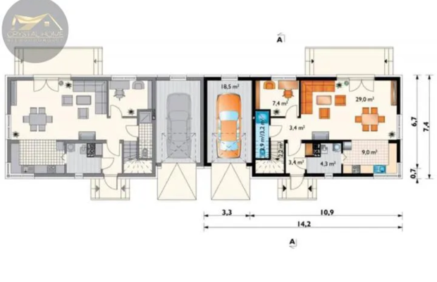 Dom z garażem blisko Świdnicy/ 158m2/ Milikowice