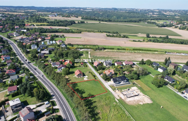 Widokowa działka budowlana o pow. 19a 