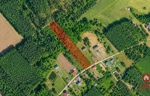 Działka rolna z WZ, 4900 m2, gmina Narew