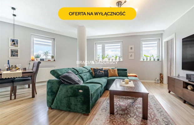  2 pokoje 50 m² garderoba garaż Kliny