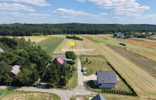 Duża działka inwestycyjna pod Krakowem - 1,5 km od S7 (węzeł Widoma) | Potencjał przekształcenia | Opcja zakupu 8 414 m² gruntu