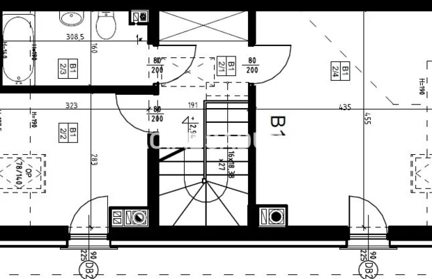 Segment w zabudowie bliźniaczej 75m2 