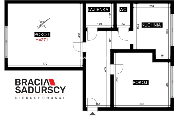 Kraków - Nowa Huta, os. Ogrodowe | 53 m² | 2 pokoje + osobna kuchnia | 3. piętro 

 Do wynajęcia mieszkanie o powierzchni  53 m