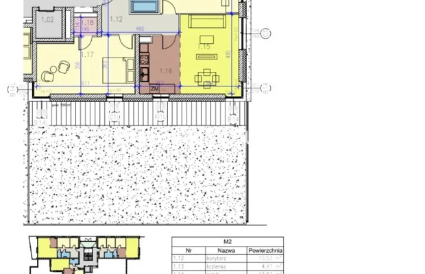 Mieszkanie z Imponującą Wysokością Pomieszczeń!