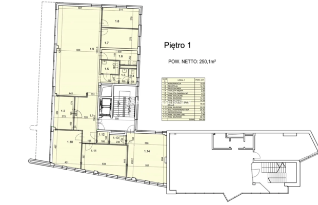 Powierzchnia biurowa z parkingiem - 250m2