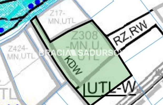 Działka 80 ar Budowlano-usługowa