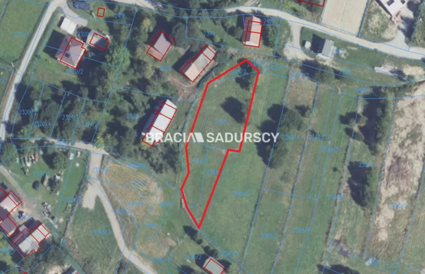 Działka budowlana o pow. 1596 m2  Krzeszów, gm. Stryszawa. 
Widokowa działka  położona w malowniczym Krzeszowie  w okolicy Besk