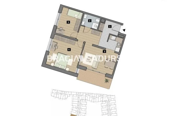 Dostępne mieszkania od 25m2 do 63m2. 