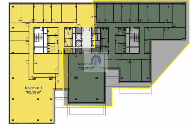 Wola: lokal biurowy 724m2 do wynajęcia